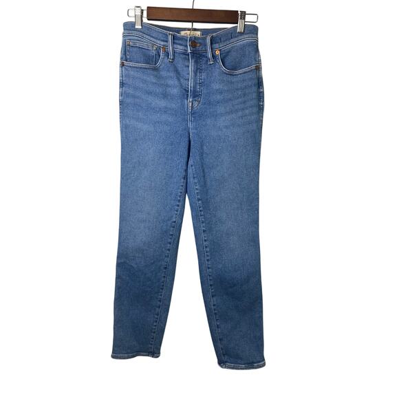 Madewell Stove Pipe Light Wash Denim Jean Women's Size 26 - Picture 3 of 11